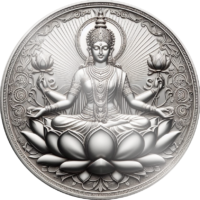 Silver Coin, Lakshmi Devi